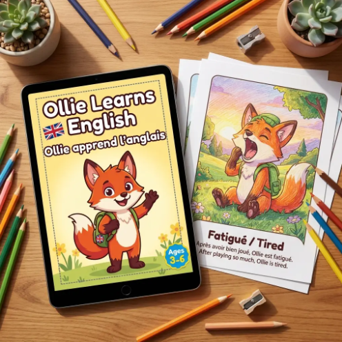 Ollie Learns English – Ollie apprend l'anglais 🦊