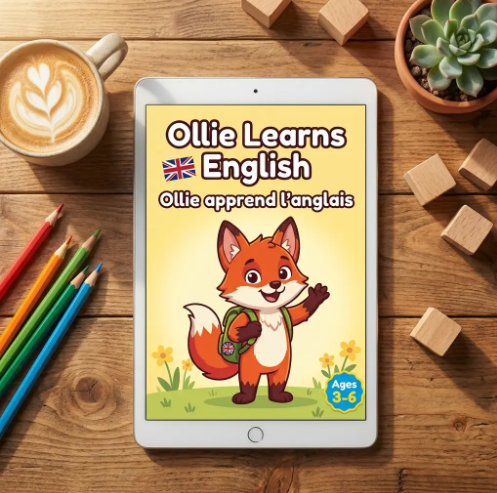 Ollie Learns English – Ollie apprend l'anglais 🦊